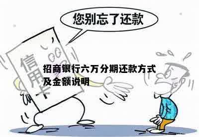 招商银行六万分期还款方式及金额说明