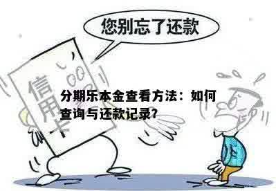 分期乐本金查看方法：如何查询与还款记录？