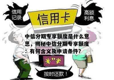 中信分期专享额度是什么意思，揭秘中信分期专享额度：有何含义及申请条件？