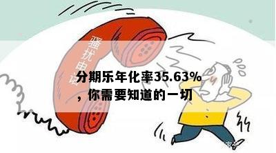 分期乐年化率35.63%，你需要知道的一切