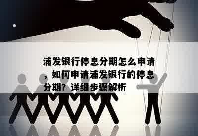 浦发银行停息分期怎么申请，如何申请浦发银行的停息分期？详细步骤解析