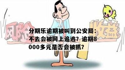 分期乐逾期被叫到公安局：不去会被网上追逃？逾期8000多元是否会被抓？