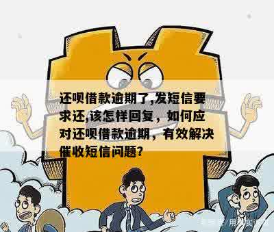 还呗借款逾期了,发短信要求还,该怎样回复，如何应对还呗借款逾期，有效解决催收短信问题？