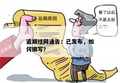 逾期挂网通告：已发布，如何撰写？