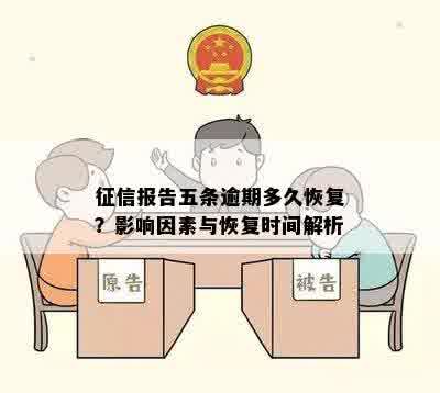 征信报告五条逾期多久恢复？影响因素与恢复时间解析