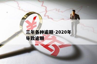 三年各种逾期-2020年导致逾期