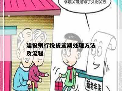 建设银行税贷逾期处理方法及流程