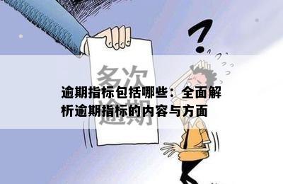 逾期指标包括哪些：全面解析逾期指标的内容与方面