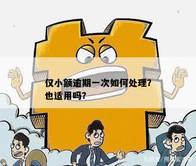 仅小额逾期一次如何处理？也适用吗？