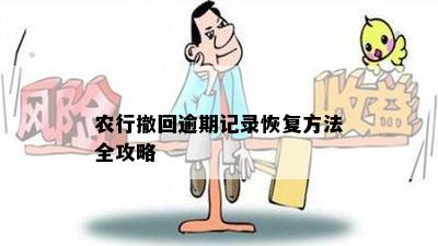 农行撤回逾期记录恢复方法全攻略