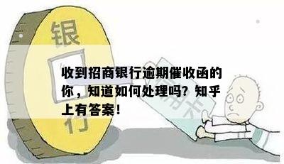 收到招商银行逾期催收函的你，知道如何处理吗？知乎上有答案！