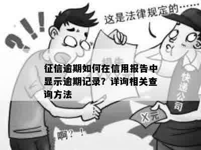 征信逾期如何在信用报告中显示逾期记录？详询相关查询方法