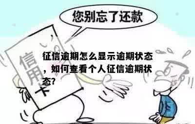 征信逾期怎么显示逾期状态，如何查看个人征信逾期状态？