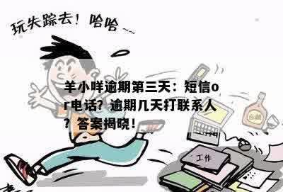 羊小咩逾期第三天：短信or电话？逾期几天打联系人？答案揭晓！