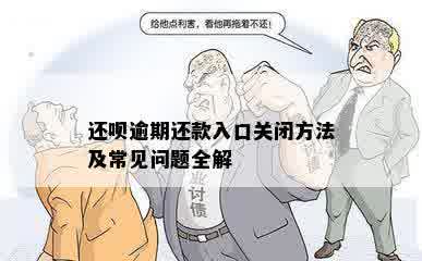 还呗逾期还款入口关闭方法及常见问题全解