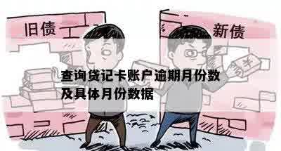 查询贷记卡账户逾期月份数及具体月份数据