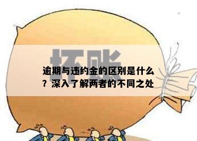 逾期与违约金的区别是什么？深入了解两者的不同之处