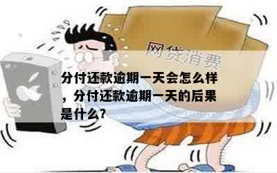 分付还款逾期一天会怎么样，分付还款逾期一天的后果是什么？