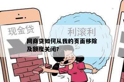 网商贷如何从我的页面移除及额度关闭？