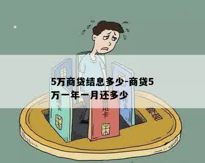 5万商贷结息多少-商贷5万一年一月还多少