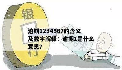 逾期1234567的含义及数字解释：逾期1是什么意思？