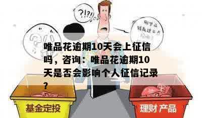 唯品花逾期10天会上征信吗，咨询：唯品花逾期10天是否会影响个人征信记录？