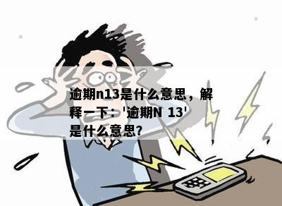 逾期n13是什么意思，解释一下：'逾期N 13'是什么意思？