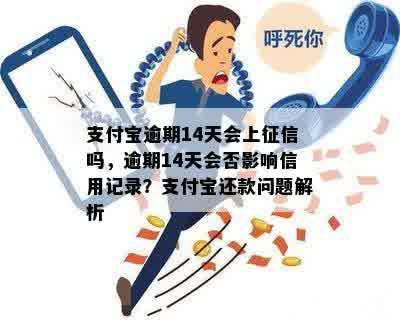 支付宝逾期14天会上征信吗，逾期14天会否影响信用记录？支付宝还款问题解析