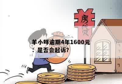 羊小咩逾期4年1600元：是否会起诉？