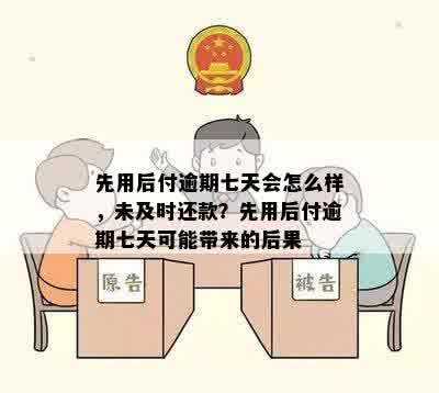 先用后付逾期七天会怎么样，未及时还款？先用后付逾期七天可能带来的后果