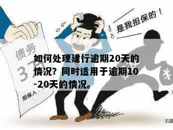 如何处理建行逾期20天的情况？同时适用于逾期10-20天的情况。