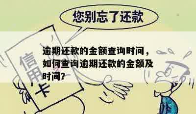 逾期还款的金额查询时间，如何查询逾期还款的金额及时间？