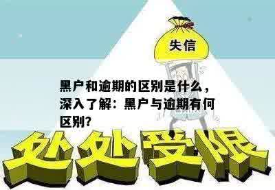 黑户和逾期的区别是什么，深入了解：黑户与逾期有何区别？