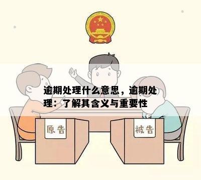 逾期处理什么意思，逾期处理：了解其含义与重要性