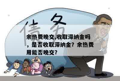 余热费晚交,收取滞纳金吗，是否收取滞纳金？余热费用能否晚交？