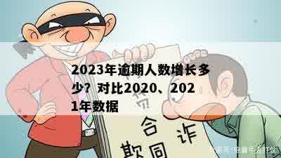 2023年逾期人数增长多少？对比2020、2021年数据