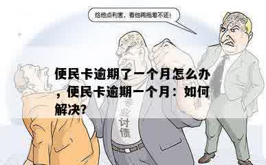 便民卡逾期了一个月怎么办，便民卡逾期一个月：如何解决？