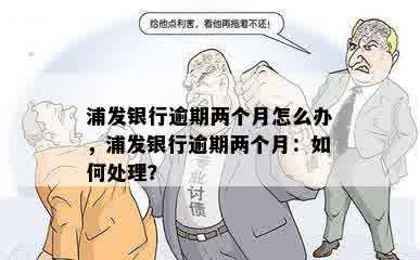 浦发银行逾期两个月怎么办，浦发银行逾期两个月：如何处理？