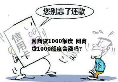 网商贷1000额度-网商贷1000额度会涨吗?