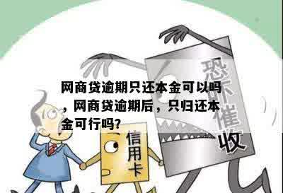 网商贷逾期只还本金可以吗，网商贷逾期后，只归还本金可行吗？