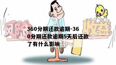 360分期还款逾期-360分期还款逾期5天后还款了有什么影响