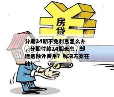 分期24期不免利息怎么办，分期付款24期无息，却遭遇额外费用？解决方案在此！