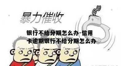 银行不给分期怎么办-信用卡逾期银行不给分期怎么办