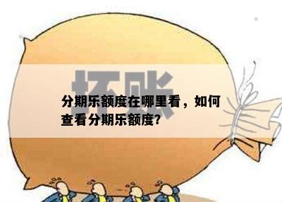 分期乐额度在哪里看，如何查看分期乐额度？