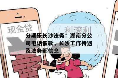 分期乐长沙法务：湖南分公司电话催款，长沙工作待遇及法务部信息