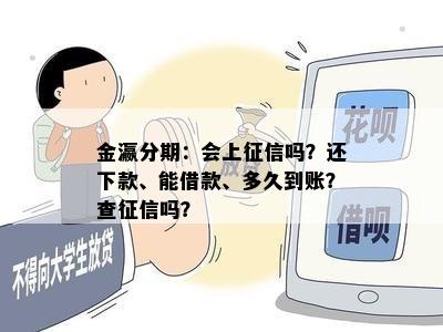 金瀛分期：会上征信吗？还下款、能借款、多久到账？查征信吗？