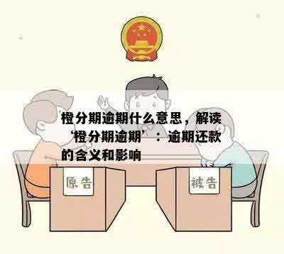 橙分期逾期什么意思，解读‘橙分期逾期’：逾期还款的含义和影响