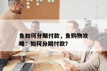 鱼如何分期付款，鱼购物攻略：如何分期付款？