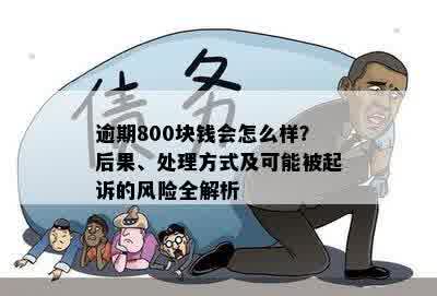 逾期800块钱会怎么样？后果、处理方式及可能被起诉的风险全解析