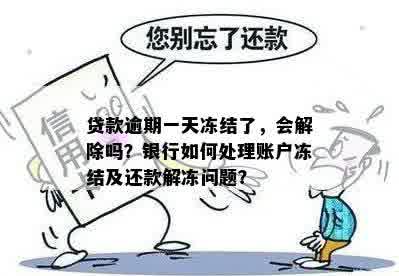 贷款逾期一天冻结了，会解除吗？银行如何处理账户冻结及还款解冻问题？